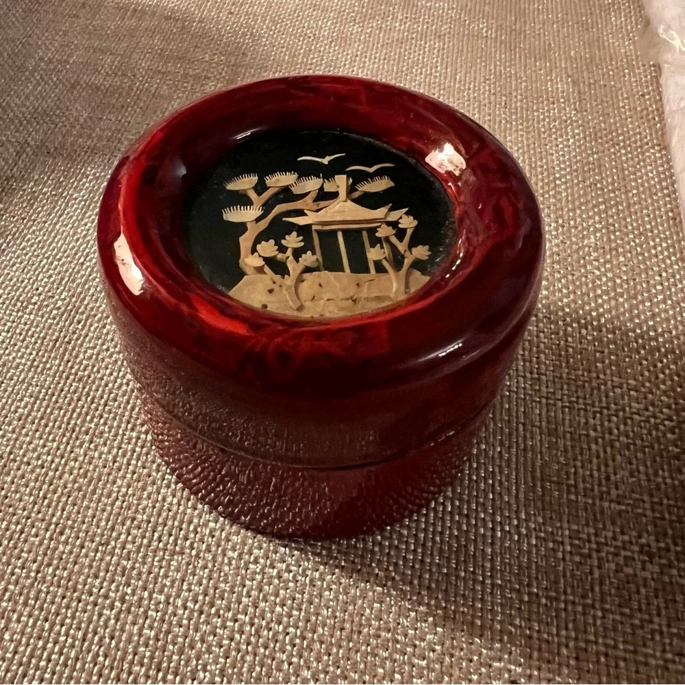 Vintage Asian Trinket Box